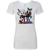 T-Shirts Heather White / S Eggnoghead and Puddingman Women's Triblend T-Shirt