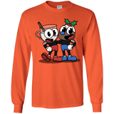 T-Shirts Orange / YS Eggnoghead and Puddingman Youth Long Sleeve T-Shirt