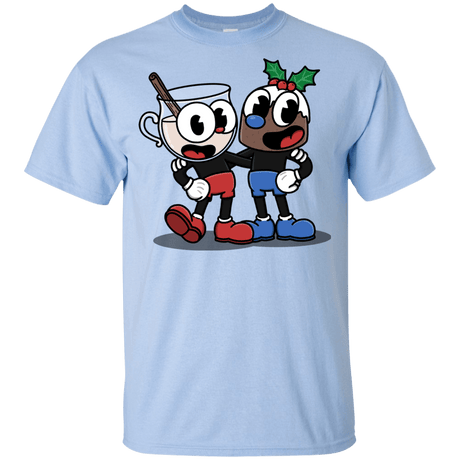 T-Shirts Light Blue / YXS Eggnoghead and Puddingman Youth T-Shirt