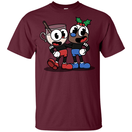 T-Shirts Maroon / YXS Eggnoghead and Puddingman Youth T-Shirt