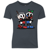 T-Shirts Vintage Navy / YXS Eggnoghead and Puddingman Youth Triblend T-Shirt