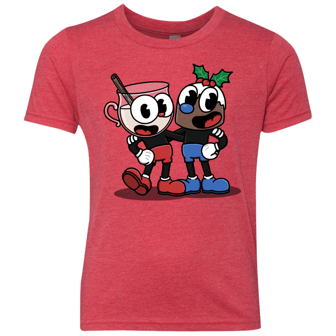Eggnoghead and Puddingman Youth Triblend T-Shirt