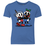 T-Shirts Vintage Royal / YXS Eggnoghead and Puddingman Youth Triblend T-Shirt