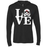 T-Shirts Vintage Black / X-Small Eight Seven Love Triblend Long Sleeve Hoodie Tee