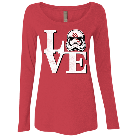 T-Shirts Vintage Red / Small Eight Seven Love Women's Triblend Long Sleeve Shirt