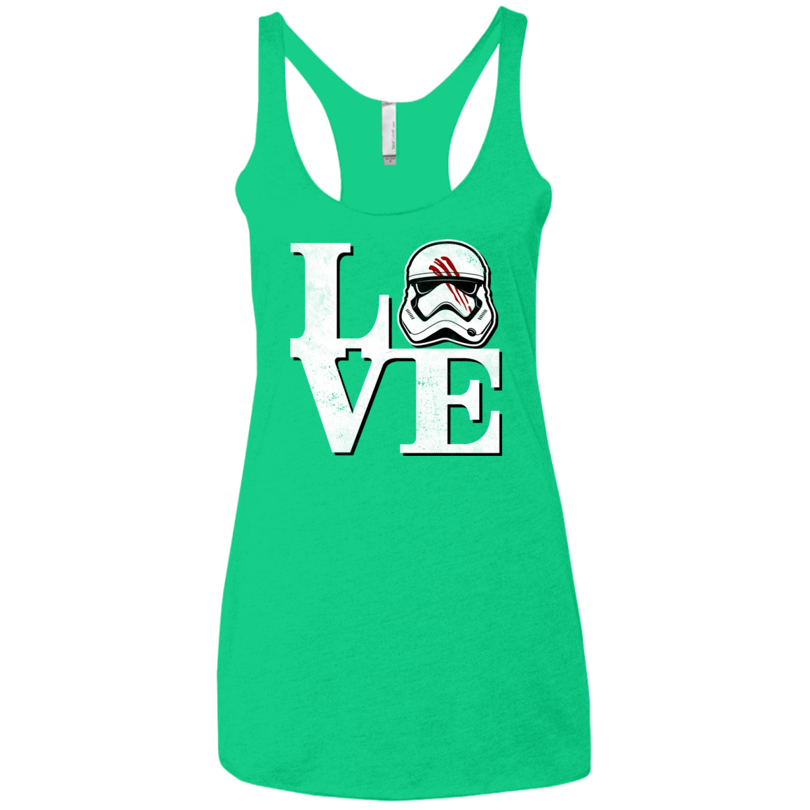 T-Shirts Envy / X-Small Eight Seven Love Women's Triblend Racerback Tank