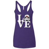 T-Shirts Purple / X-Small Eight Seven Love Women's Triblend Racerback Tank