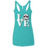 T-Shirts Tahiti Blue / X-Small Eight Seven Love Women's Triblend Racerback Tank