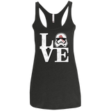 T-Shirts Vintage Black / X-Small Eight Seven Love Women's Triblend Racerback Tank
