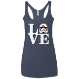 T-Shirts Vintage Navy / X-Small Eight Seven Love Women's Triblend Racerback Tank