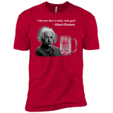 T-Shirts Red / YXS Einstein Boys Premium T-Shirt