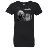 T-Shirts Black / YXS Einstein Girls Premium T-Shirt