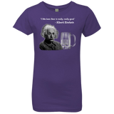T-Shirts Purple Rush / YXS Einstein Girls Premium T-Shirt