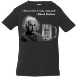 T-Shirts Black / 6 Months Einstein Infant Premium T-Shirt
