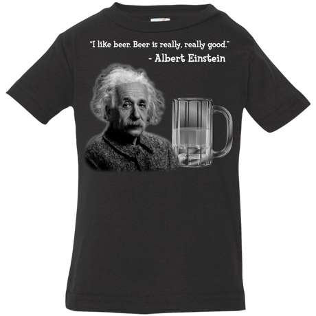 T-Shirts Black / 6 Months Einstein Infant Premium T-Shirt
