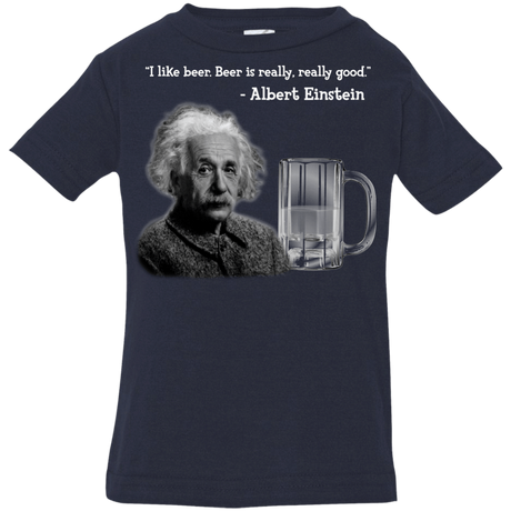 T-Shirts Navy / 6 Months Einstein Infant Premium T-Shirt