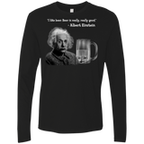 T-Shirts Black / Small Einstein Men's Premium Long Sleeve