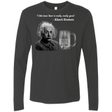 T-Shirts Heavy Metal / Small Einstein Men's Premium Long Sleeve