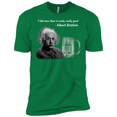 T-Shirts Kelly Green / X-Small Einstein Men's Premium T-Shirt