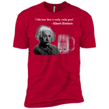 T-Shirts Red / X-Small Einstein Men's Premium T-Shirt