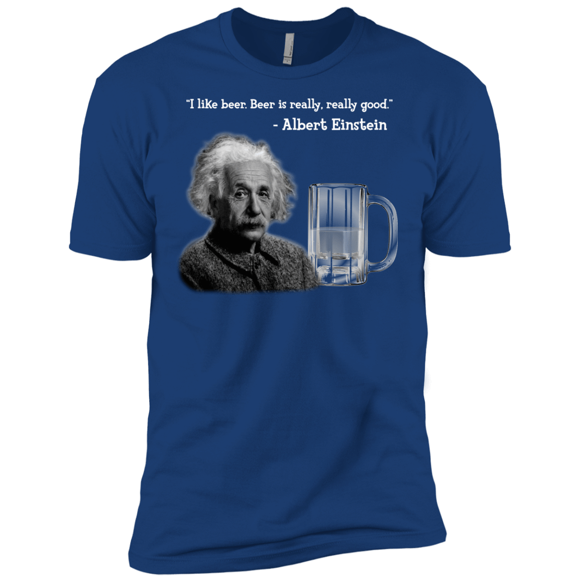 T-Shirts Royal / X-Small Einstein Men's Premium T-Shirt