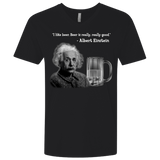 T-Shirts Black / X-Small Einstein Men's Premium V-Neck