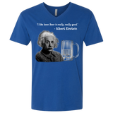 T-Shirts Royal / X-Small Einstein Men's Premium V-Neck