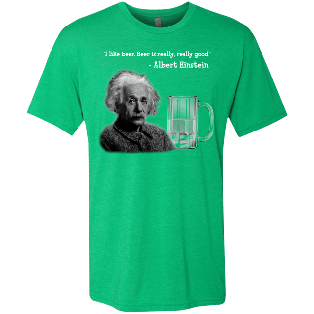 T-Shirts Envy / Small Einstein Men's Triblend T-Shirt