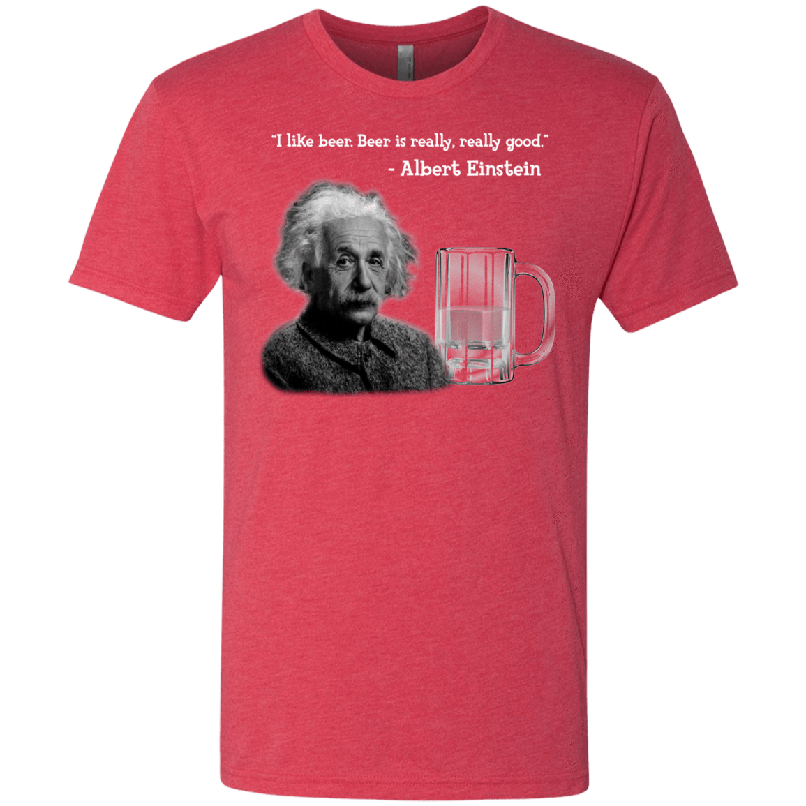 T-Shirts Vintage Red / Small Einstein Men's Triblend T-Shirt