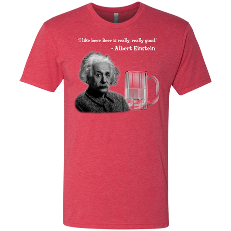 T-Shirts Vintage Red / Small Einstein Men's Triblend T-Shirt