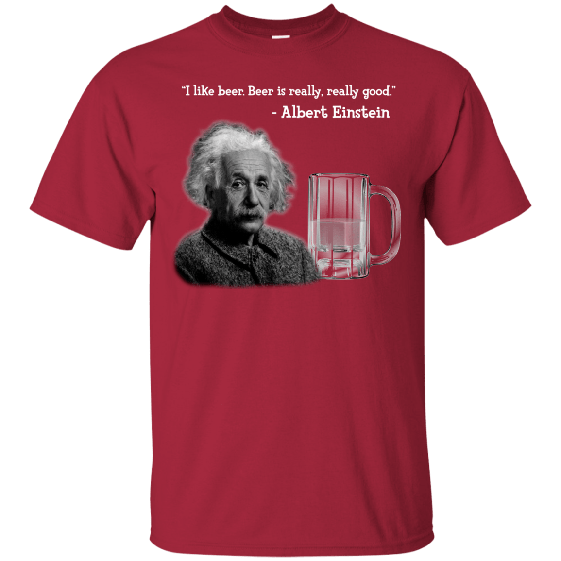 T-Shirts Cardinal / Small Einstein T-Shirt