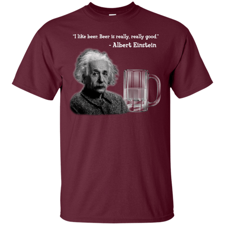 T-Shirts Maroon / Small Einstein T-Shirt