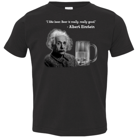 T-Shirts Black / 2T Einstein Toddler Premium T-Shirt