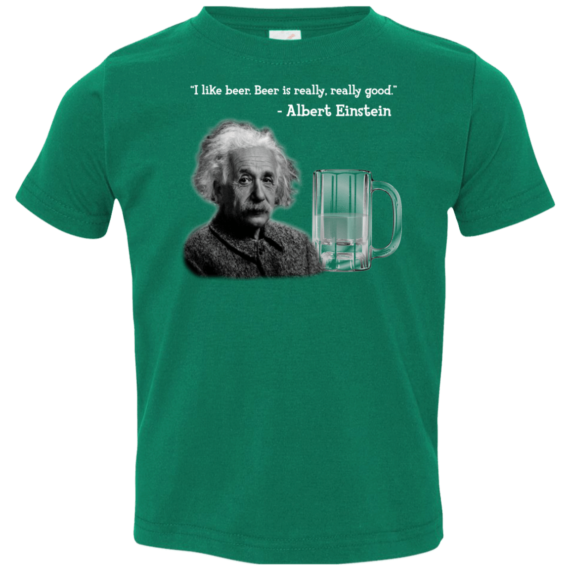 T-Shirts Kelly / 2T Einstein Toddler Premium T-Shirt