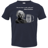 T-Shirts Navy / 2T Einstein Toddler Premium T-Shirt