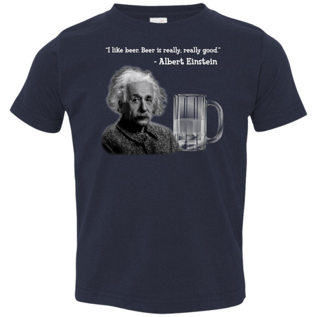 T-Shirts Navy / 2T Einstein Toddler Premium T-Shirt