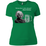 T-Shirts Kelly Green / X-Small Einstein Women's Premium T-Shirt
