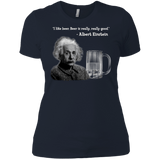 T-Shirts Midnight Navy / X-Small Einstein Women's Premium T-Shirt