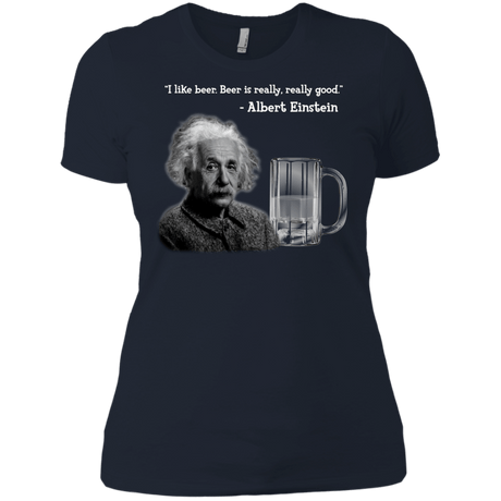 T-Shirts Midnight Navy / X-Small Einstein Women's Premium T-Shirt