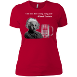 T-Shirts Red / X-Small Einstein Women's Premium T-Shirt