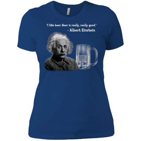 T-Shirts Royal / X-Small Einstein Women's Premium T-Shirt