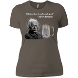 T-Shirts Warm Grey / X-Small Einstein Women's Premium T-Shirt