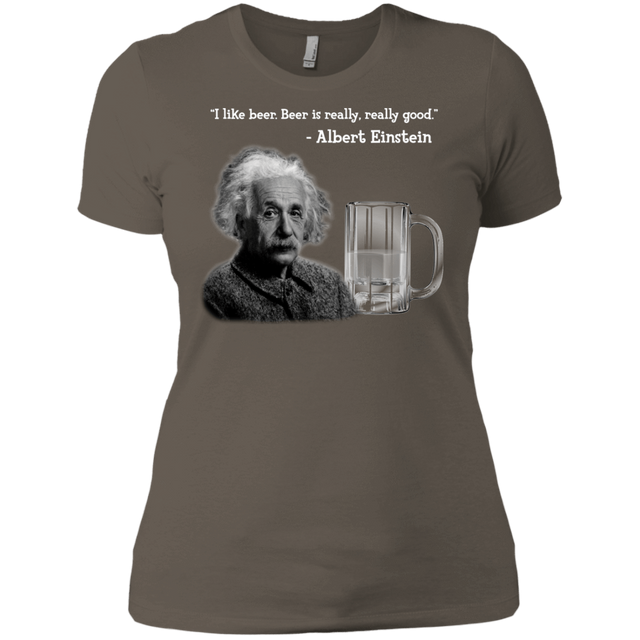 T-Shirts Warm Grey / X-Small Einstein Women's Premium T-Shirt