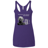 T-Shirts Purple Rush / X-Small Einstein Women's Triblend Racerback Tank