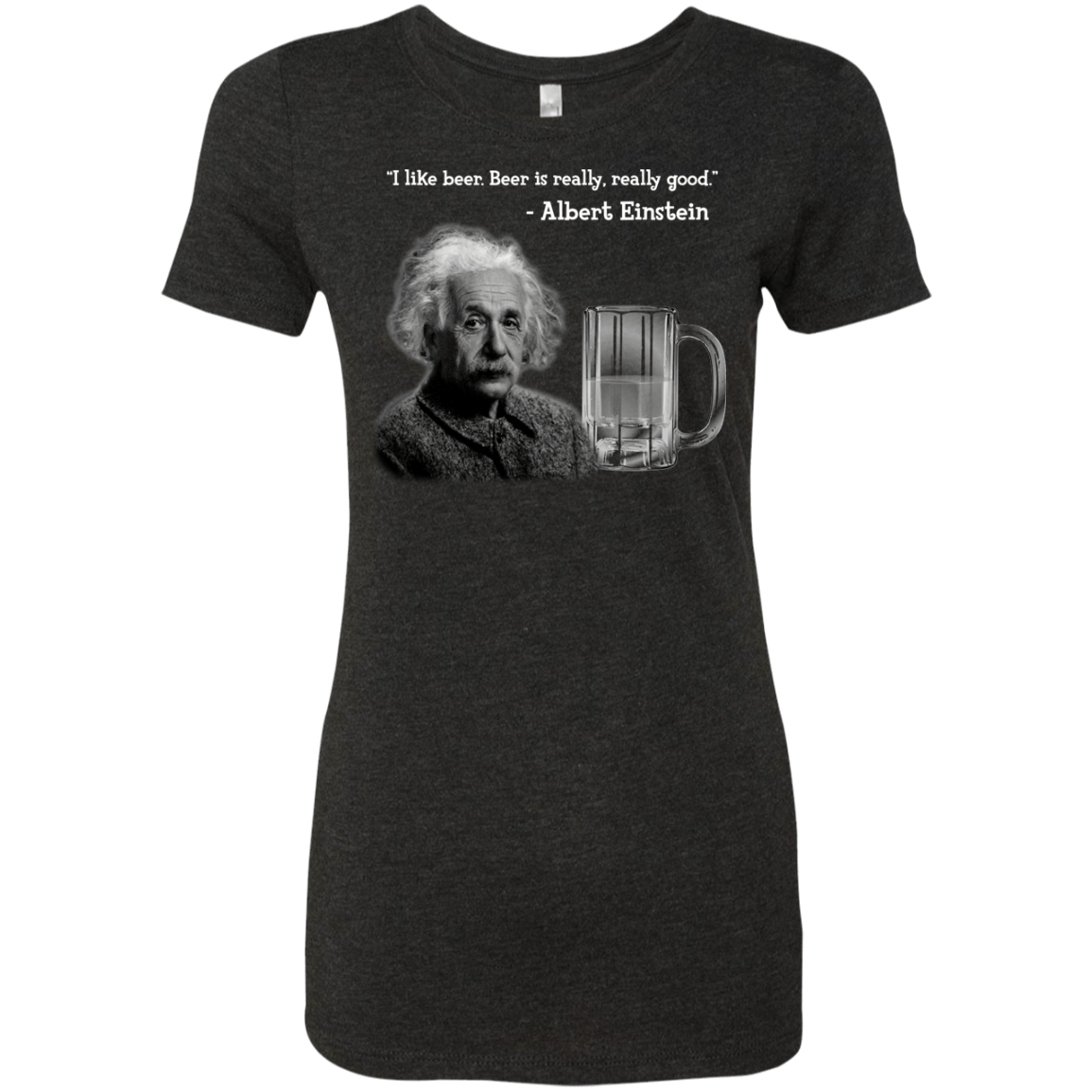 T-Shirts Vintage Black / Small Einstein Women's Triblend T-Shirt
