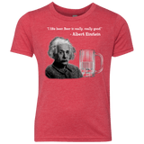 T-Shirts Vintage Red / YXS Einstein Youth Triblend T-Shirt