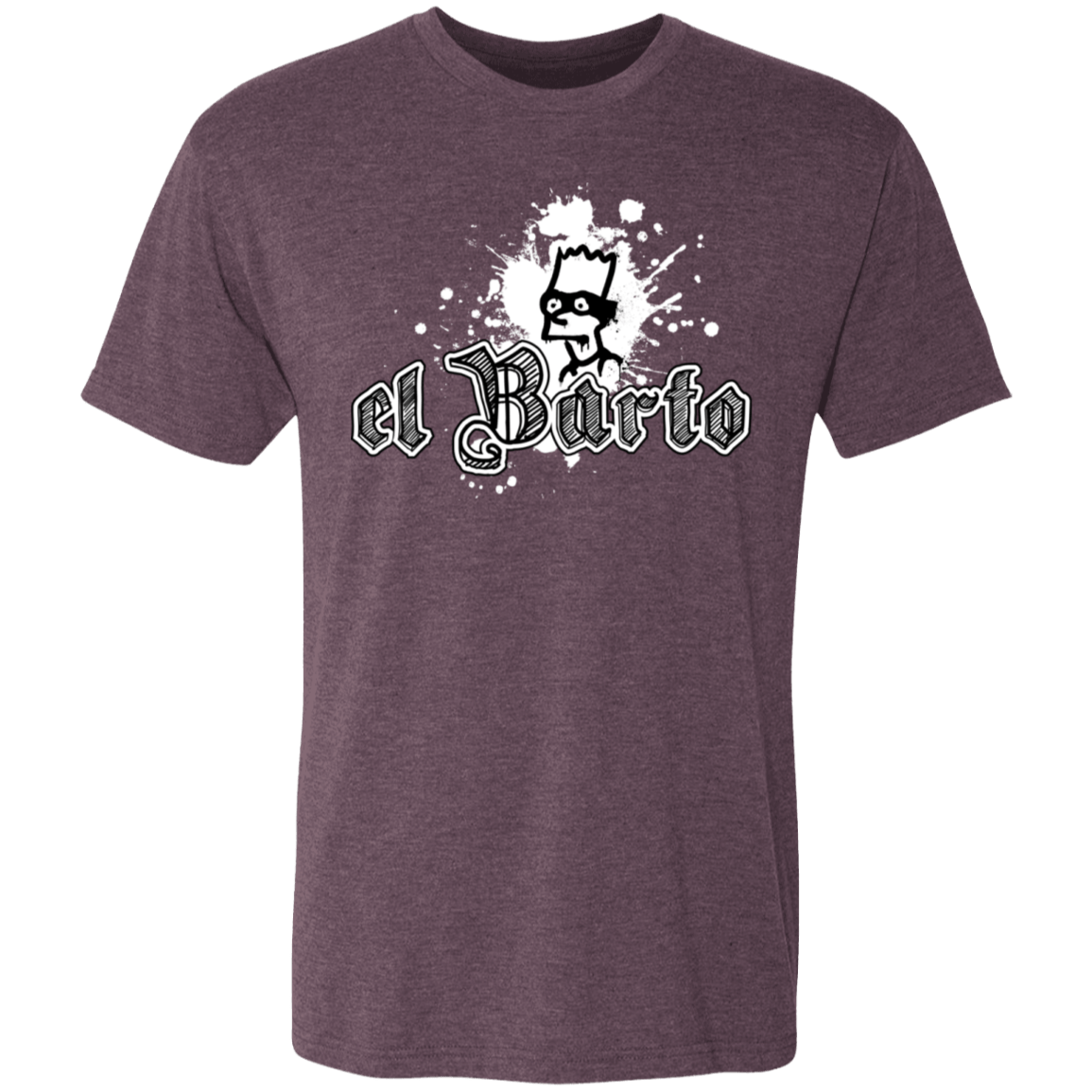 T-Shirts Vintage Purple / S el Barto Men's Triblend T-Shirt