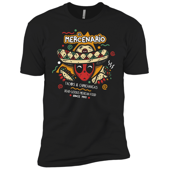 T-Shirts Black / YXS El Mercenario Mexican Food Boys Premium T-Shirt