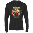T-Shirts Vintage Black / X-Small El Mercenario Mexican Food Triblend Long Sleeve Hoodie Tee