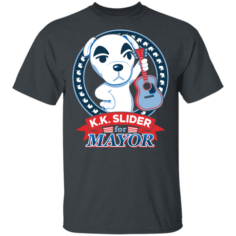 T-Shirts Dark Heather / S Elect Mayor Slider T-Shirt